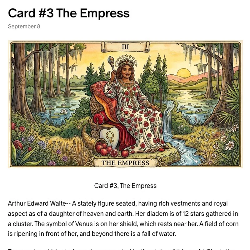 Empress Tarot preview