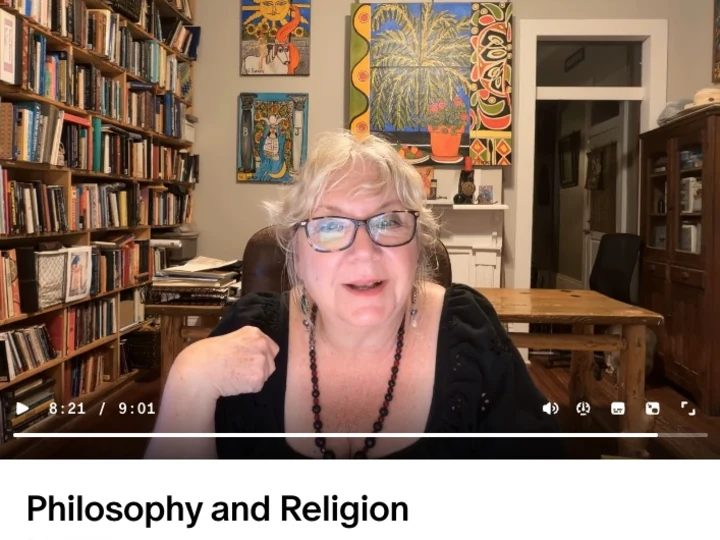 Elie appearing in a Philosophy and Religion video.